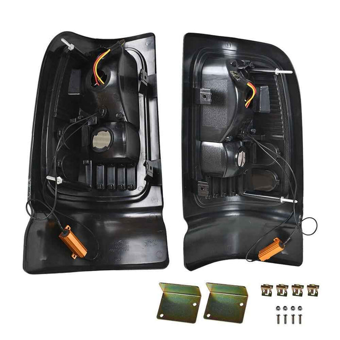 DURAFORCE Right&Left Side Tail Light For 1994-2001 Dodge Ram Truck 1500 2500 3500 Lamp