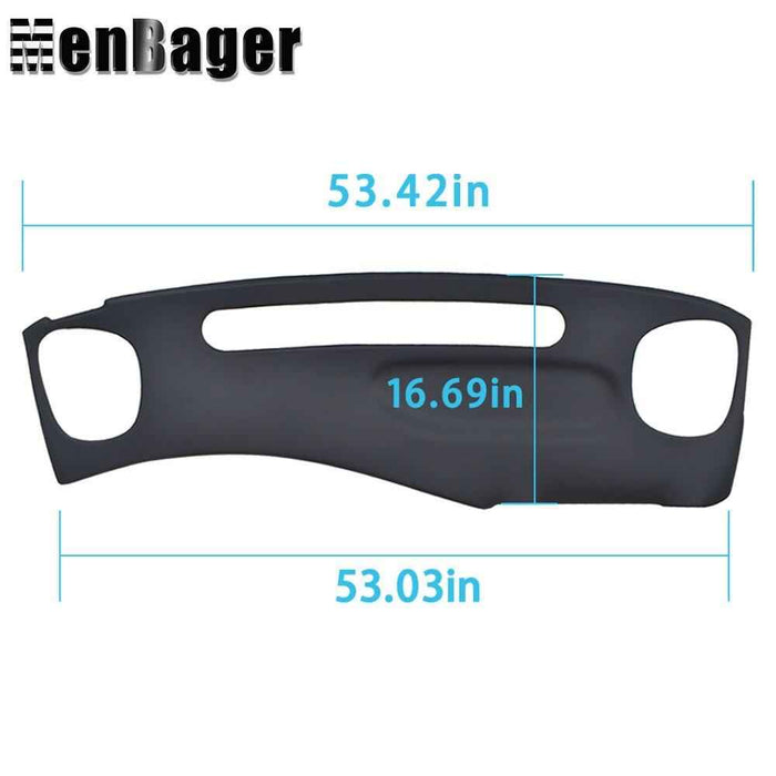 DURAFORCE For Blazer GMC Chevy S-10 S-15 1999-2002 Pickup Front Dash Board Cover Cap