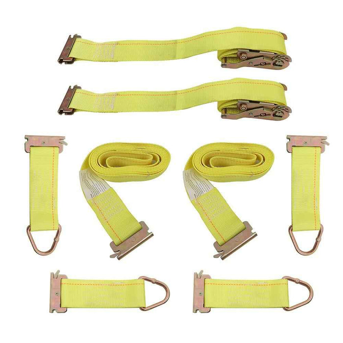 DURAFORCE Black Rail Tie Down Kit With Accessories Etrack System Starter Horizontal Steel