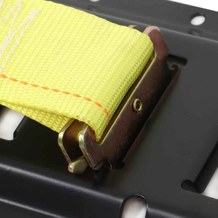 DURAFORCE Black Rail Tie Down Kit With Accessories Etrack System Starter Horizontal Steel