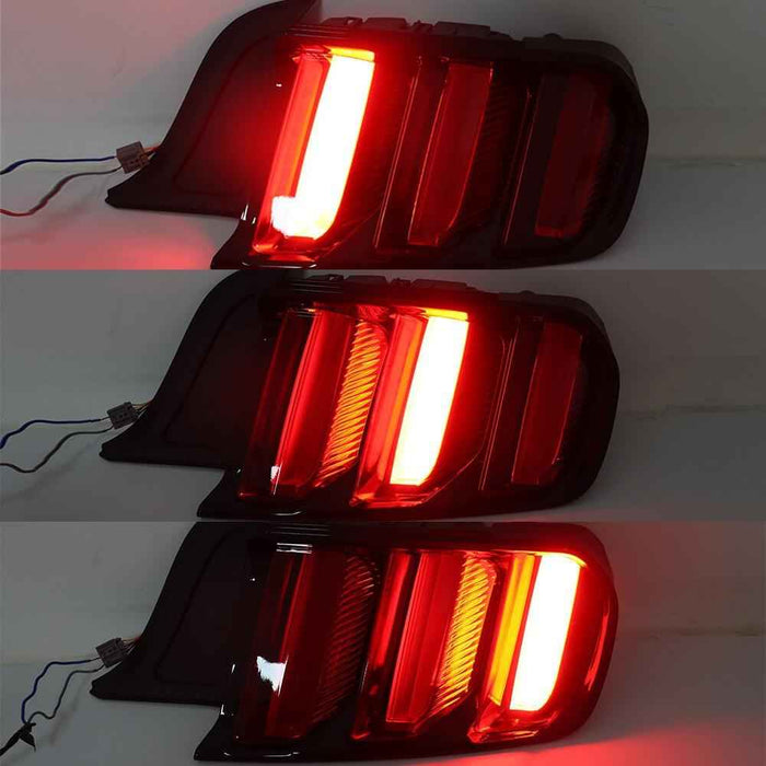 DURAFORCE Tail Light For Ford Mustang 2015-2017 LED Lamp Assembly Right Passenger Side