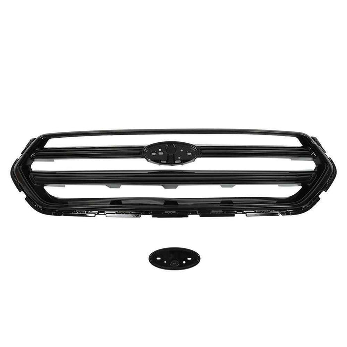 DURAFORCE GJ5Z8200B Front Upper Bumper Grille Glossy Black Grill For Ford Escape 2017-2019