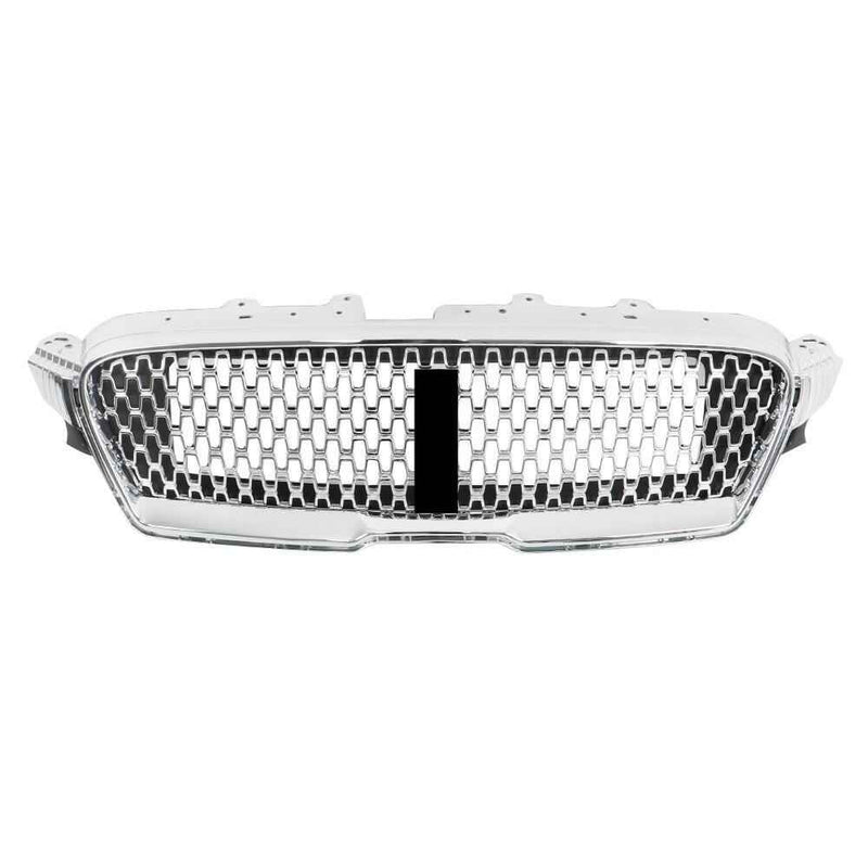 DURAFORCE For Lincoln MKZ 2017-2019 Nickelplated Plastic Front Upper Grille Bumper Grille