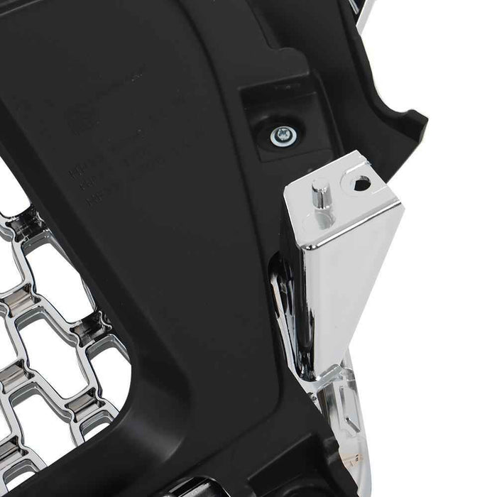 DURAFORCE For Lincoln MKZ 2017-2019 Nickelplated Plastic Front Upper Grille Bumper Grille