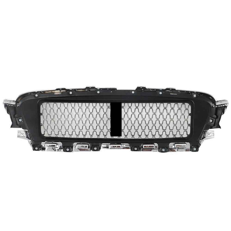DURAFORCE For Lincoln MKZ 2017-2019 Nickelplated Plastic Front Upper Grille Bumper Grille
