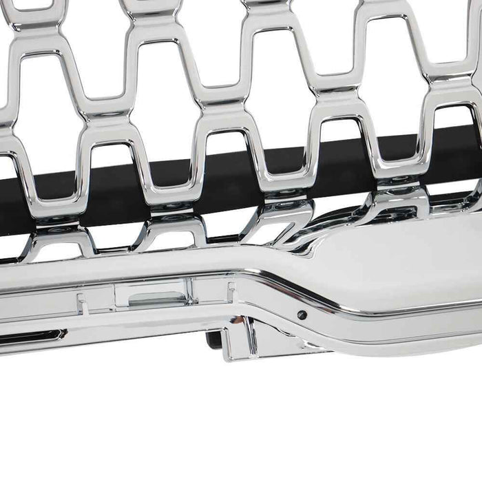 DURAFORCE For Lincoln MKZ 2017-2019 Nickelplated Plastic Front Upper Grille Bumper Grille