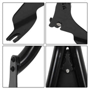 DURAFORCE For CVO Touring Road King Glide Street Split Backrest Black 22 Inch