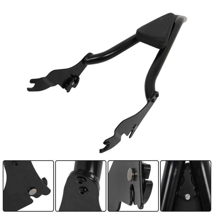 DURAFORCE For CVO Touring Road King Glide Street Split Backrest Black 22 Inch