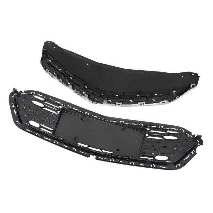 DURAFORCE For 2016 2017 2018 Chevrolet Cruze Front Bumper Upper&Lower Grille Grill Chrome