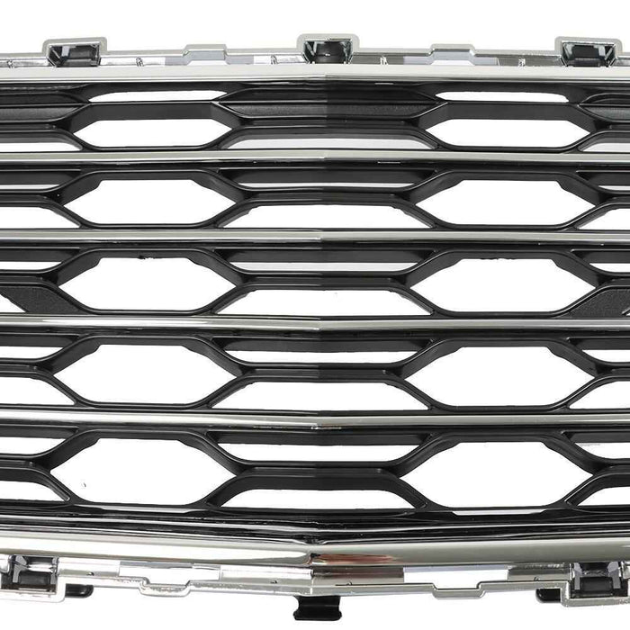 DURAFORCE For Chevy Cruze 2016 2017 2018 Front Upper+Lower Grille Grill Set W/Chrome Black