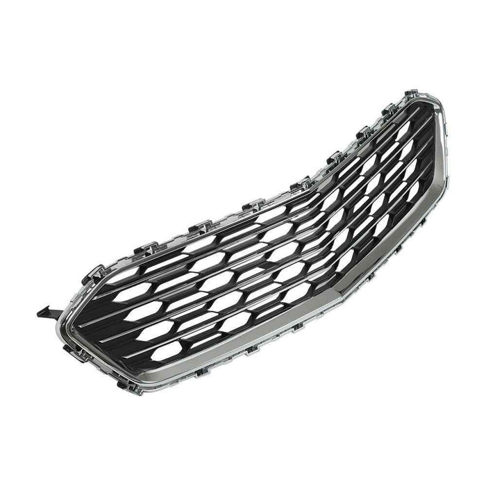 DURAFORCE For Chevy Cruze 2016 2017 2018 Front Upper+Lower Grille Grill Set W/Chrome Black