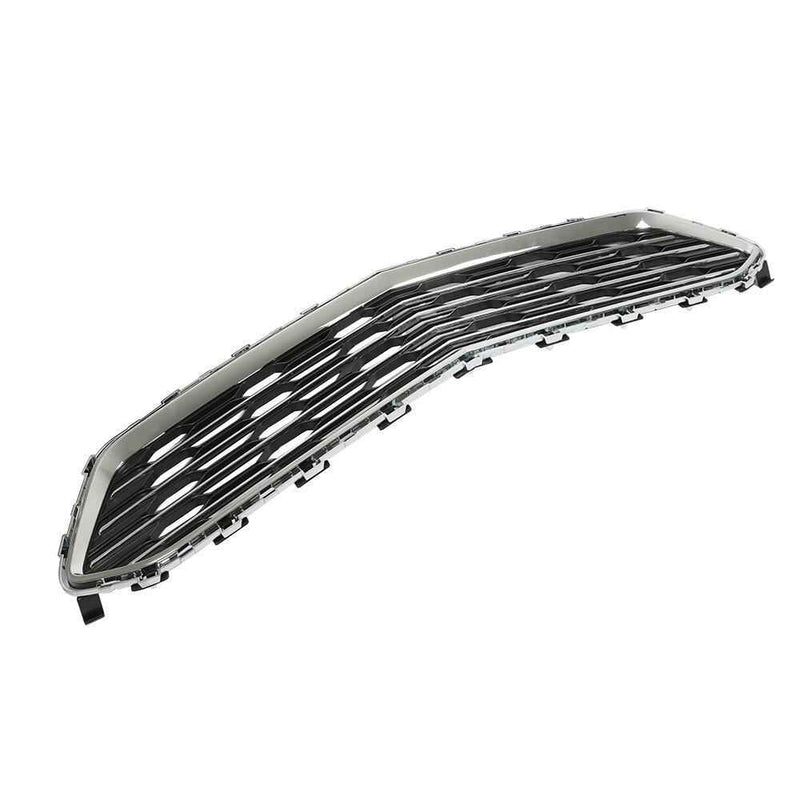 DURAFORCE For Chevy Cruze 2016 2017 2018 Front Upper+Lower Grille Grill Set W/Chrome Black