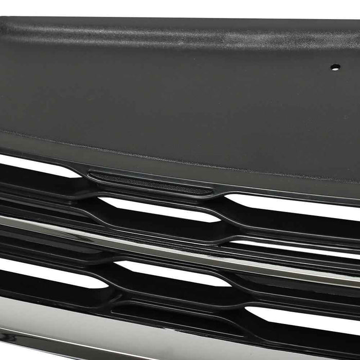 DURAFORCE For Chevy Cruze 2016 2017 2018 Front Upper+Lower Grille Grill Set W/Chrome Black
