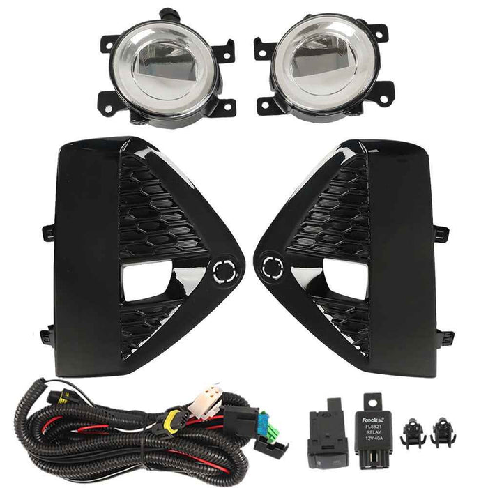 DURAFORCE Fog Lights LED Lamps w/Cover+Switch Kits For 2019-2023 Murano Left&Right Side
