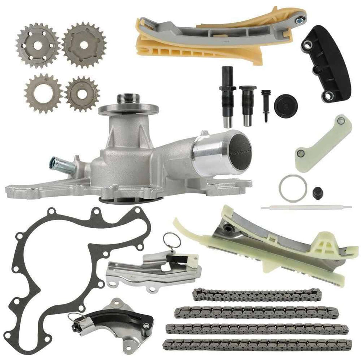 Timing Chain Kit w/Gears&Water Pump Kit For 1997-09 Ford Ranger ...