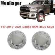 DURAFORCE 2PCS For 2019-2021 Dodge RAM 4500 5500 Front Wheel Center Cap Hub Cap 6PG03SZ0AB