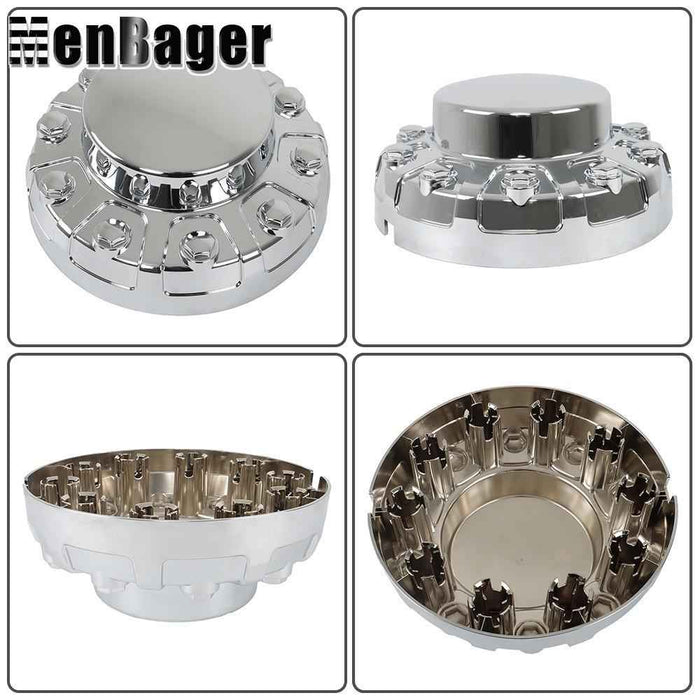 DURAFORCE 2PCS For 2019-2021 Dodge RAM 4500 5500 Front Wheel Center Cap Hub Cap 6PG03SZ0AB