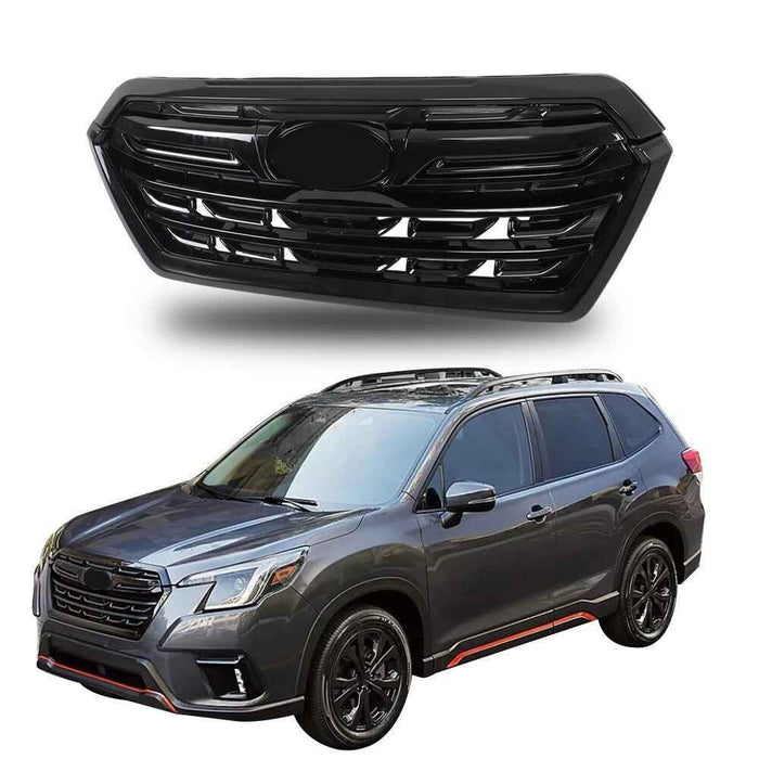 DURAFORCE 91121SJ440 For Subaru Forester Grill 2022 2023 2024 Front Bumper Upper Grille
