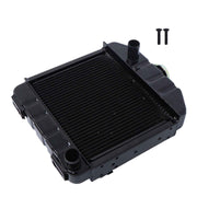DURAFORCE Radiator For Kubota B6100 B7100 B6100HST-E & B7100HST-DT 15553-72060 Aluminum