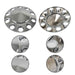 DURAFORCE Front Axle Cover Kit For Truck Spiked Chrome Thread-on Nut Covers 33 MM
