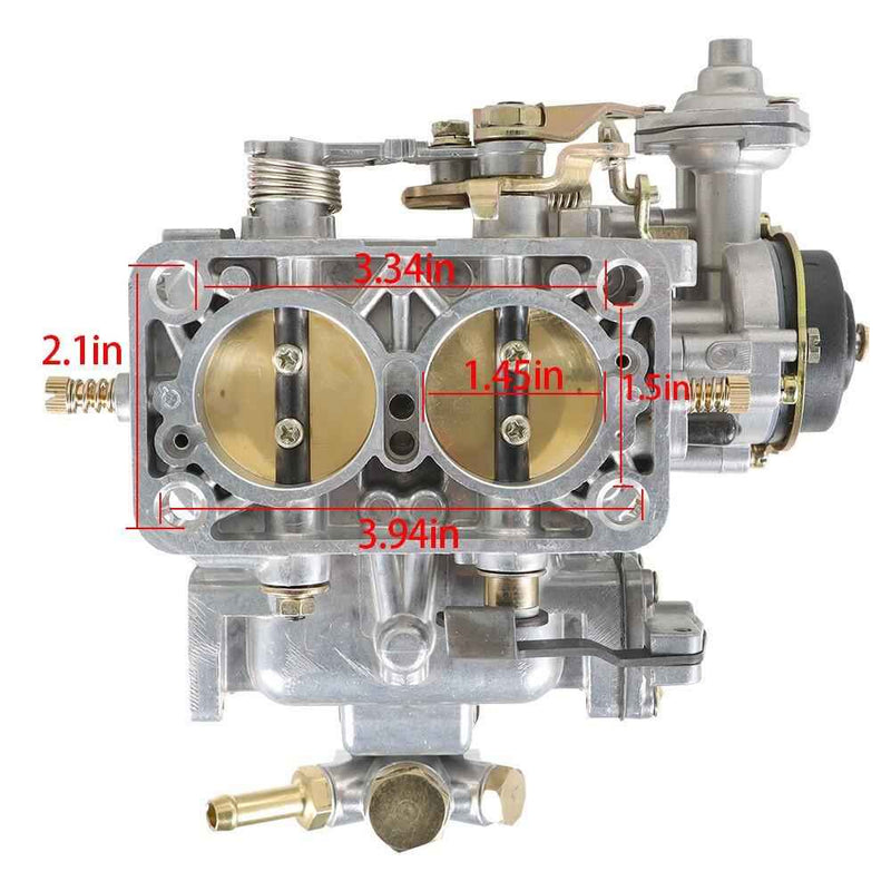 DURAFORCE For Fiat Renault Ford Vw 4c 38x38 2 Barrel 38/38 Dgev Universal Carburetor