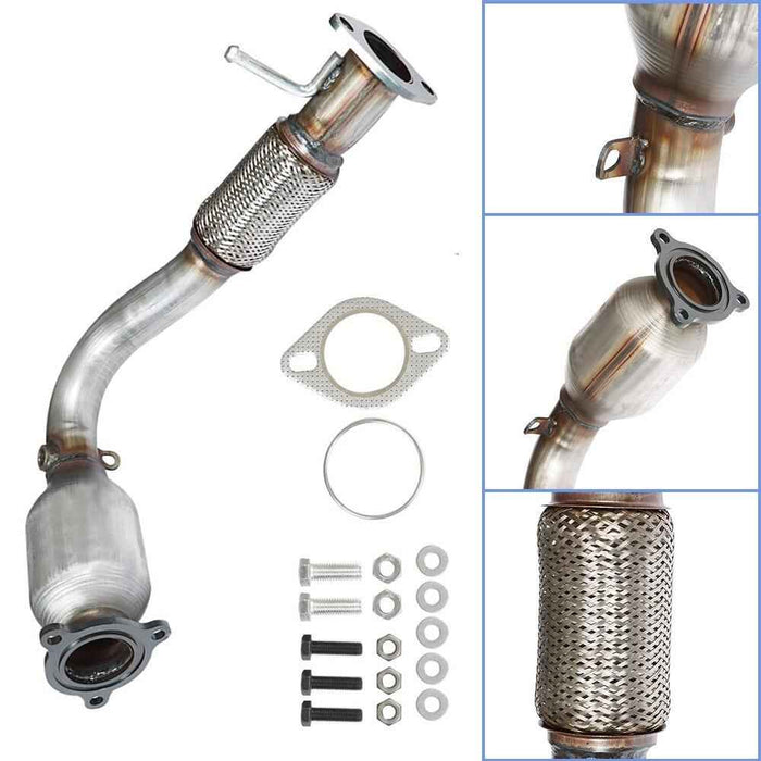 DURAFORCE Catalytic Converter Exhaust Flex Pipe For Chevy Equinox GMC Terrain 2010-14 2.4L