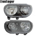 DURAFORCE For 2008-2012 2013 2014 Dodge Challenger Left&Right Side Halogen Headlights Assy