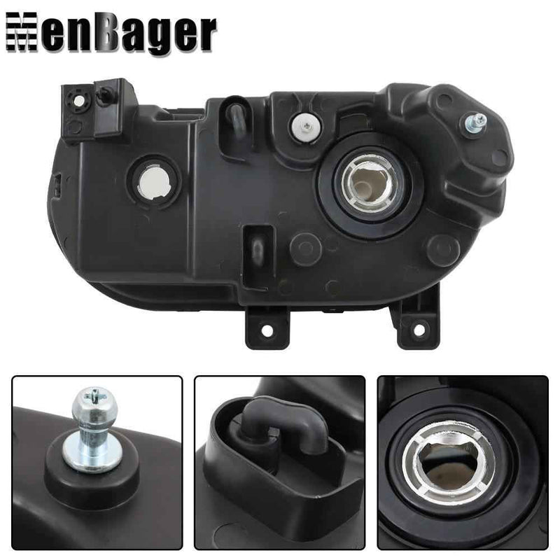 DURAFORCE For 2008-2012 2013 2014 Dodge Challenger Left&Right Side Halogen Headlights Assy