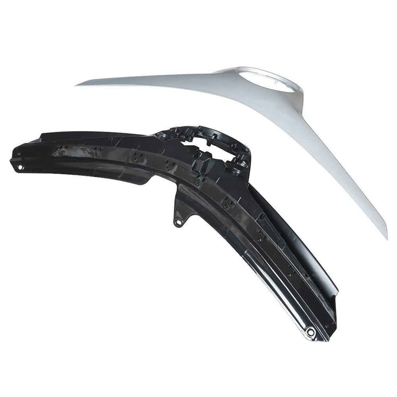 DURAFORCE Front Bumper Hood Upper&Lower Grille Mesh Grill For 17-19 Toyota Corolla SE XSE