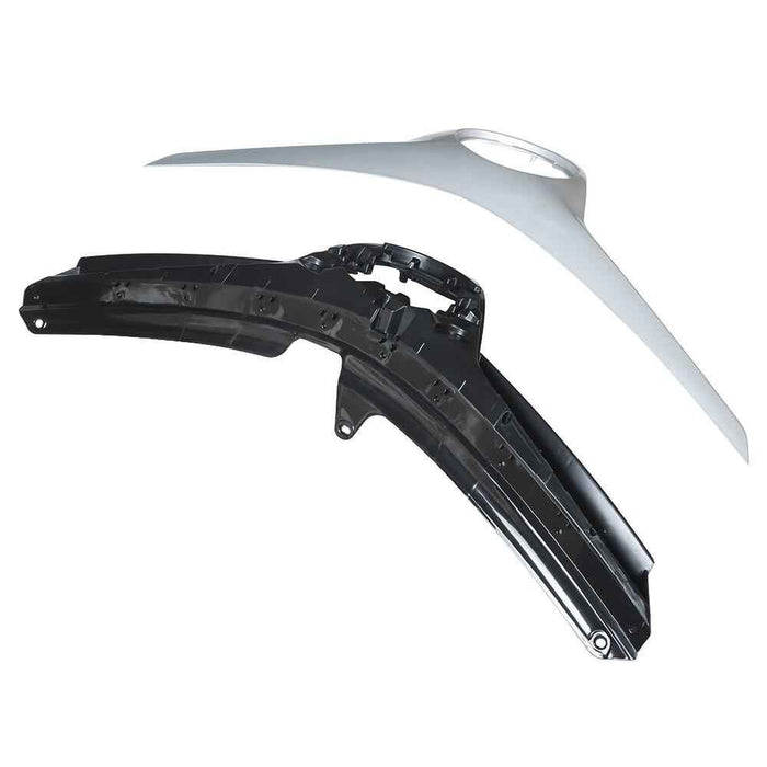 DURAFORCE Front Bumper Hood Upper&Lower Grille Mesh Grill For 17-19 Toyota Corolla SE XSE