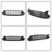 DURAFORCE For 2013-2016 Ford Fusion Upper+Lower Grille Set&Fog Light Set Horizontal Billet