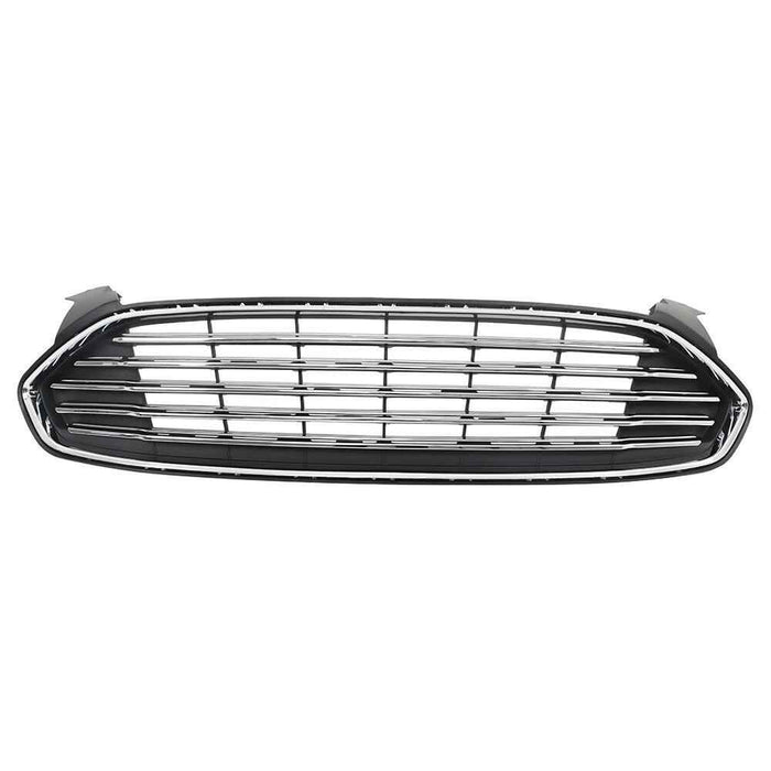 DURAFORCE For 2013-2016 Ford Fusion Upper+Lower Grille Set&Fog Light Set Horizontal Billet