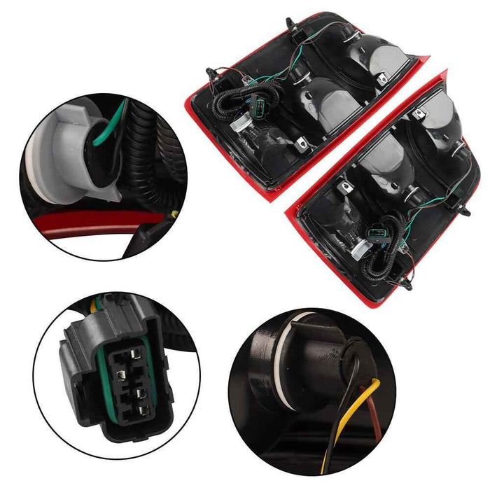 DURAFORCE Left&Right Tail Lamp For 2007-2013 GMC Sierra 1500 2500 Assembly Tail Light Pair