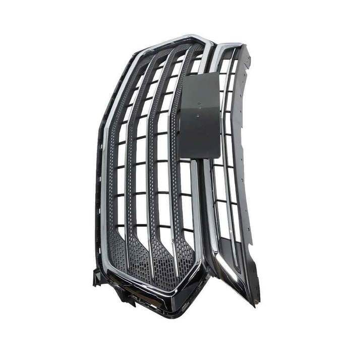 DURAFORCE Front Bumper Grille Grill Assembly W/Chrome For Chevrolet Traverse LT 2018-2020