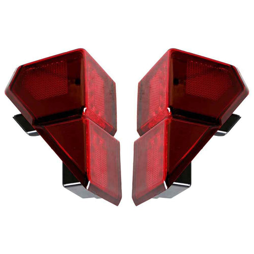 DURAFORCE For 18-21 Polaris Ranger 1000 XP Crew Pair Red Left & Right Tail Lights 2413766