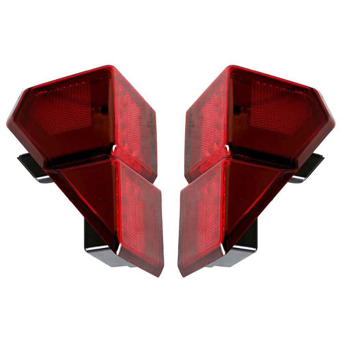 DURAFORCE For 18-21 Polaris Ranger 1000 XP Crew Pair Red Left & Right Tail Lights 2413766