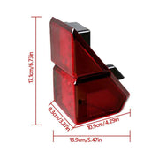 DURAFORCE For 18-21 Polaris Ranger 1000 XP Crew Pair Red Left & Right Tail Lights 2413766
