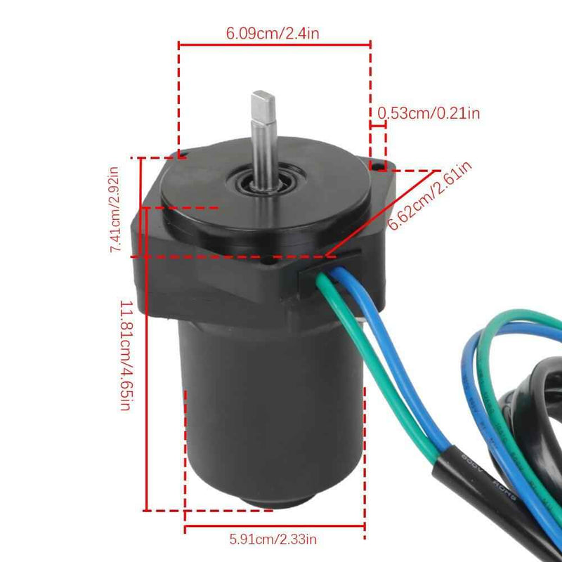 DURAFORCE Engines Tilt Trim Motor For Yamaha 50 60 70 HP 6CJ-43880-12 6CJ-43880-10