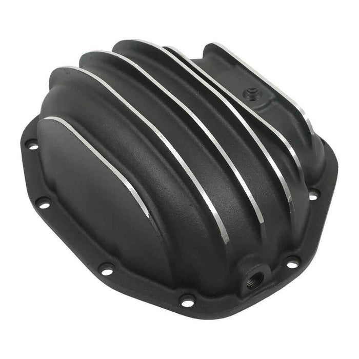 DURAFORCE Rear Black Differential Cover with Gasket for Ford Dodge GMC Dana 80 Aluminum