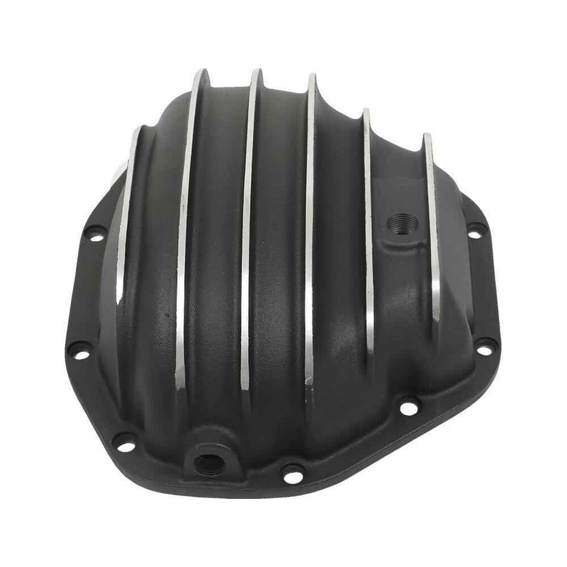 DURAFORCE Rear Black Differential Cover with Gasket for Ford Dodge GMC Dana 80 Aluminum