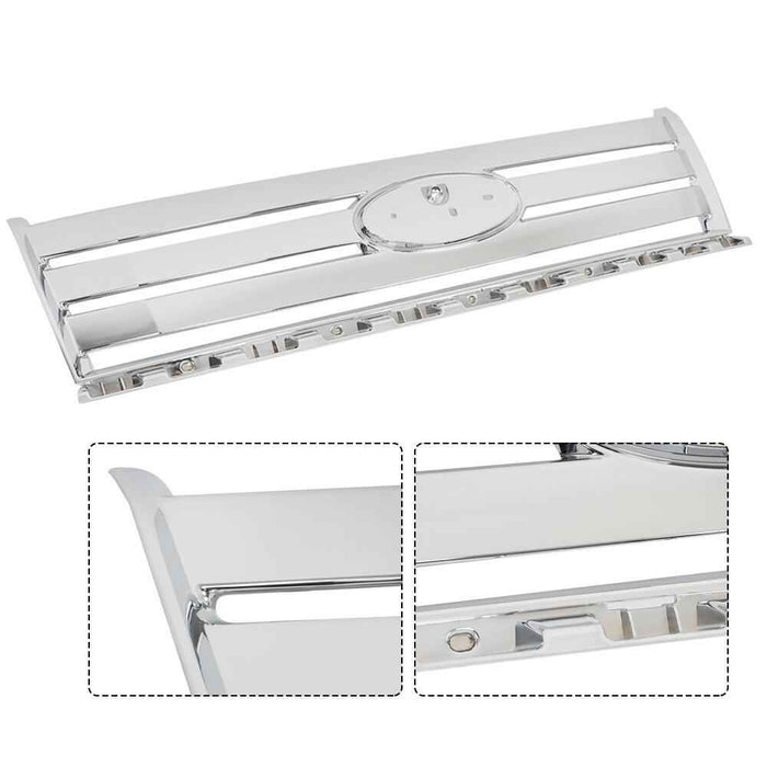 DURAFORCE For Ford Edge SE SLE 2007-2010 Front Upper Bumper Grille Grill Horizontal Billet