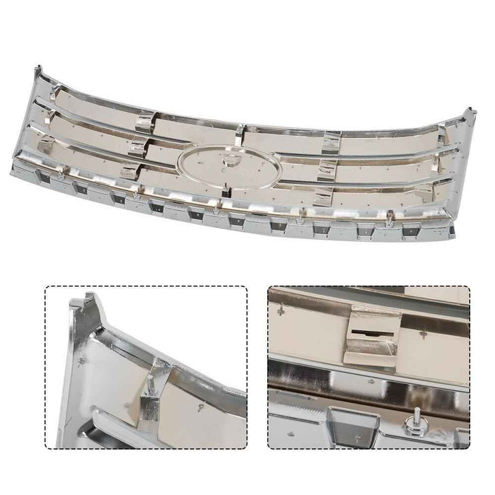 DURAFORCE For Ford Edge SE SLE 2007-2010 Front Upper Bumper Grille Grill Horizontal Billet