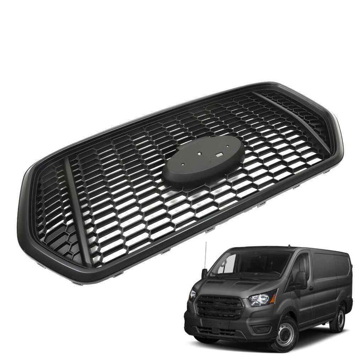 DURAFORCE Honeycomb Style Trim Front Upper Grille For 2020-22 Ford Transit T150 T250 T350