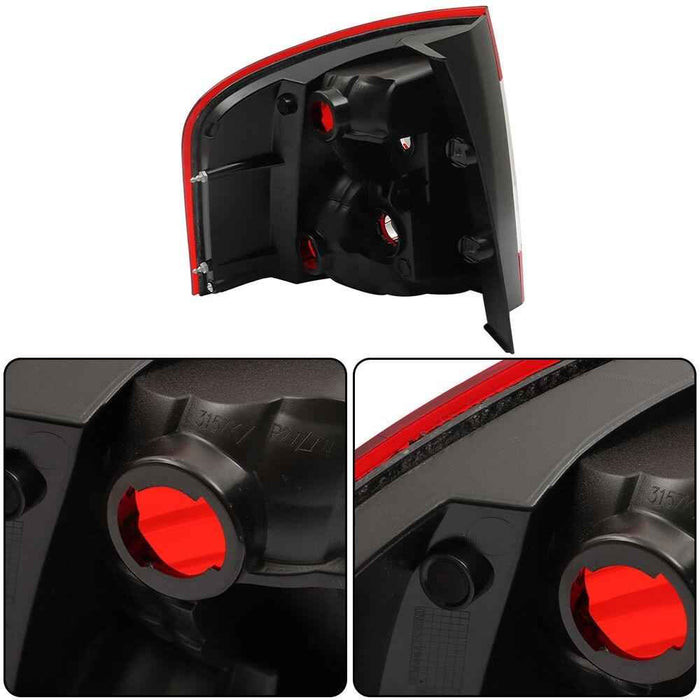 DURAFORCE Right Passenger Side Tail Light For 2011-2013 2014 Ford Edge Rear Brake Lamp