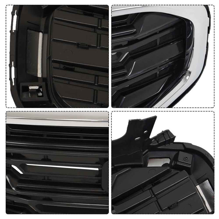 DURAFORCE For 2018-2020 2021 GMC Terrain Front Bumper Upper Grill Grille Plastic Balck
