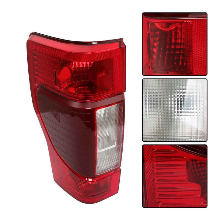 DURAFORCE Left Tail Light Non-LED For 2020-2022 Ford F250 F350 w/ Blind Spot Driver Side