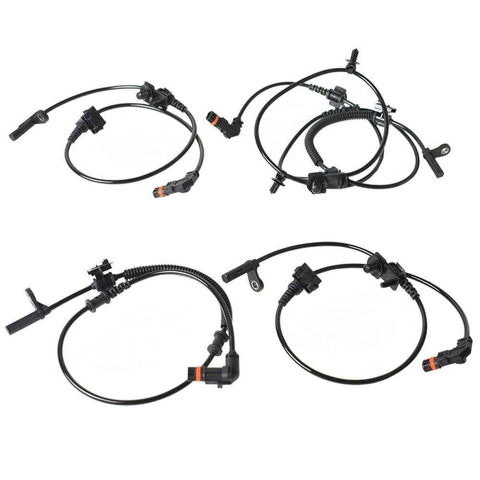 DURAFORCE 4pcs Wheel Speed Sensor 4779244AB For Chrysler 300 2005-10 Dodge Charger 06-2010