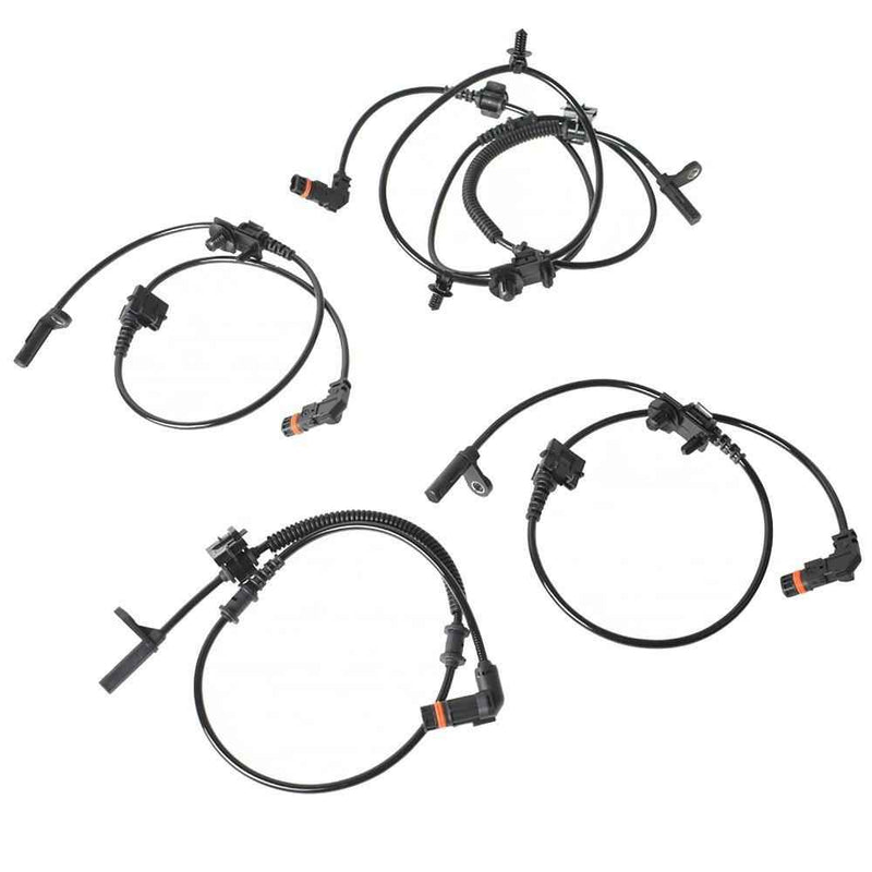 DURAFORCE 4pcs Wheel Speed Sensor 4779244AB For Chrysler 300 2005-10 Dodge Charger 06-2010