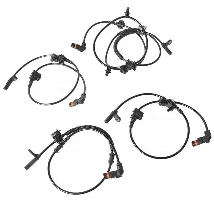 DURAFORCE 4pcs Wheel Speed Sensor 4779244AB For Chrysler 300 2005-10 Dodge Charger 06-2010