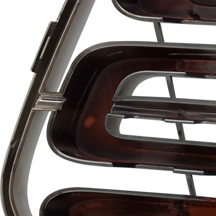 DURAFORCE Front Bumper Upper Grille Grill For 15-19 Ford Transit 150 250 350 Matte Chrome